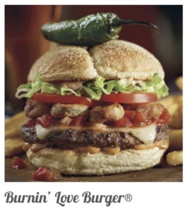 Burnin Love Burger