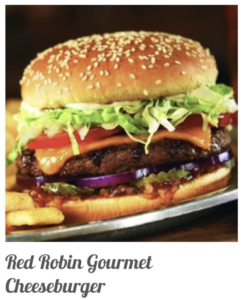 Red Robin Gourmet Cheese Burger