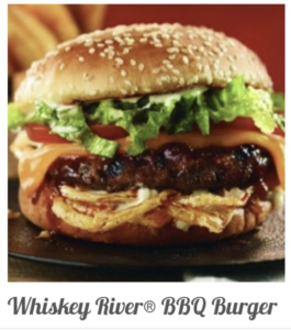 Whiskey River BBQ Burger